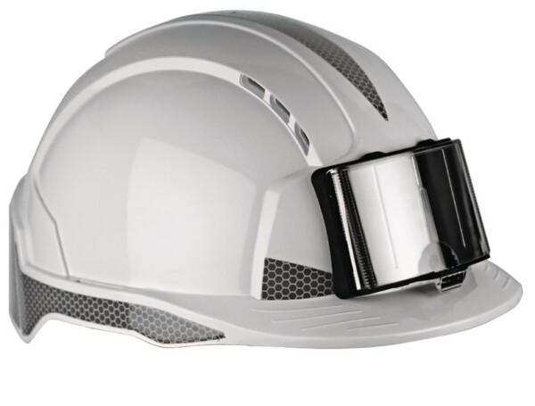 CASQUE DE SECURITE POUR CHANTIER AVEC EVOLITE AVEC PORTE BADGE  - JSP SAFETY